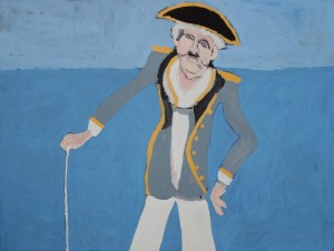 Painting of James Cook, 2015