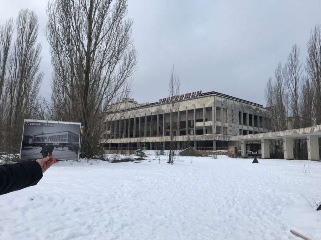 Hotel (Pripyat), Chernobyl exclusion zone, 2019. Image courtesy of Yhonnie Scarce and Lisa Radford